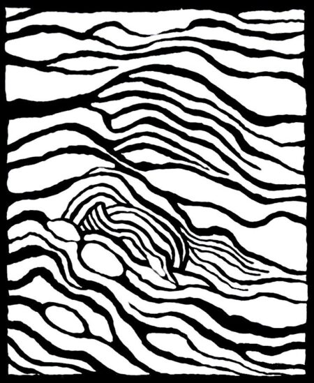 Aboriginal art , painting No.7808 by Artist Malcolm Jagamarra