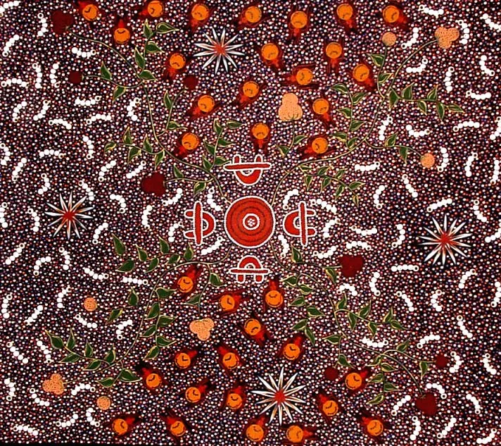 Aboriginal art , painting No.7917 by Artist Sonda Turner Nampijinpa