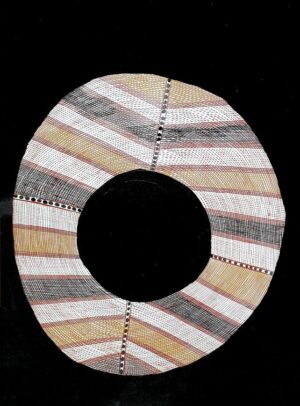 Aboriginal art , painting No.14549 by Artist Ken Djunkidj