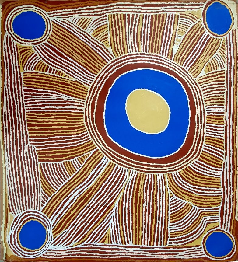 Aboriginal art , painting No.14884 by Artist Linda Syddick