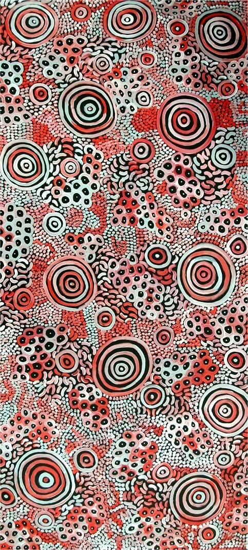 Aboriginal art , painting No.15091 by Artist Dulcie Long