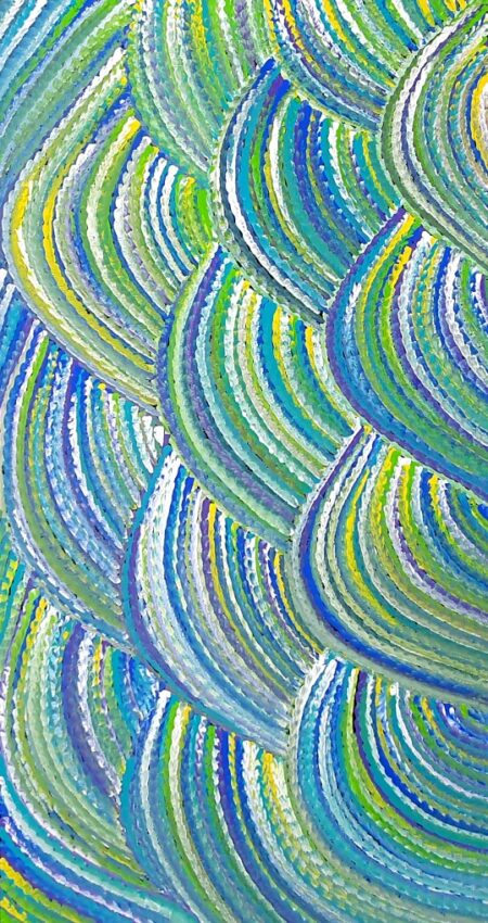 Aboriginal art , painting No.15415 by Artist Anna Price Pitjara Pitjara