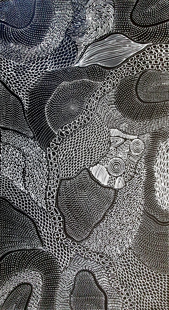 Aboriginal art , painting No.15440 by Artist Freda Price Petyarre