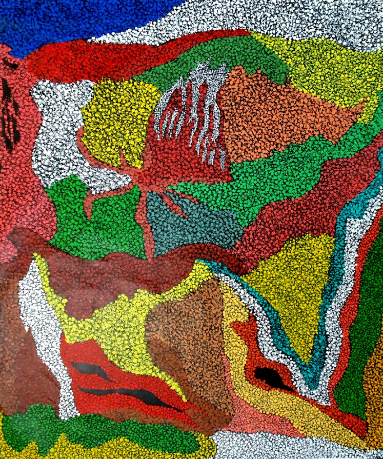 Aboriginal art , painting No.15457 by Artist Ada Parry