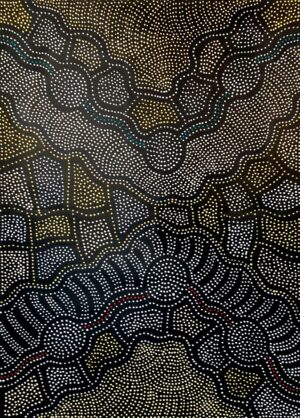 Aboriginal Art For SaleJacinta Numina Thorny Devil Lizard