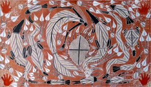 Aboriginal Art For SaleNathan Harrisson Dreamtime Creatures