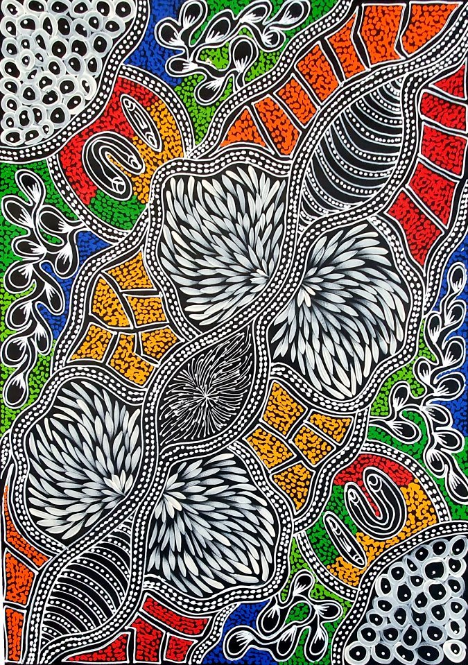Aboriginal art , painting No.16861 by Artist Sharon Numina